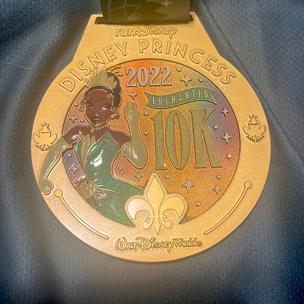2022 Disney Princess 10k medal-Tiana